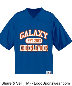 Youth Unisex Jersey - Galaxy Cheerleader Design Zoom